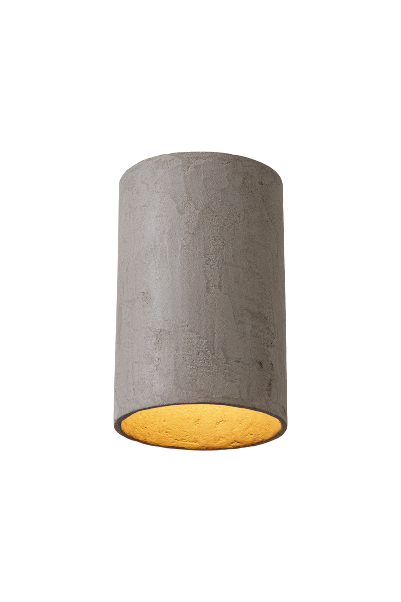 Betonové přisazené stropní světlo | Minimalistické svítidlo z mikrobetonu